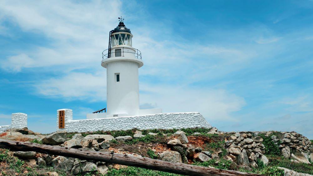 花嶼燈塔是臺灣最西的燈塔。 圖：孫家銘攝