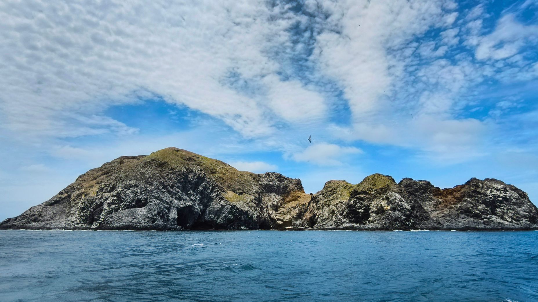 來到澎湖必探訪花嶼獨特地質景觀，領略離島的自然風光。(記者黃富貴攝)